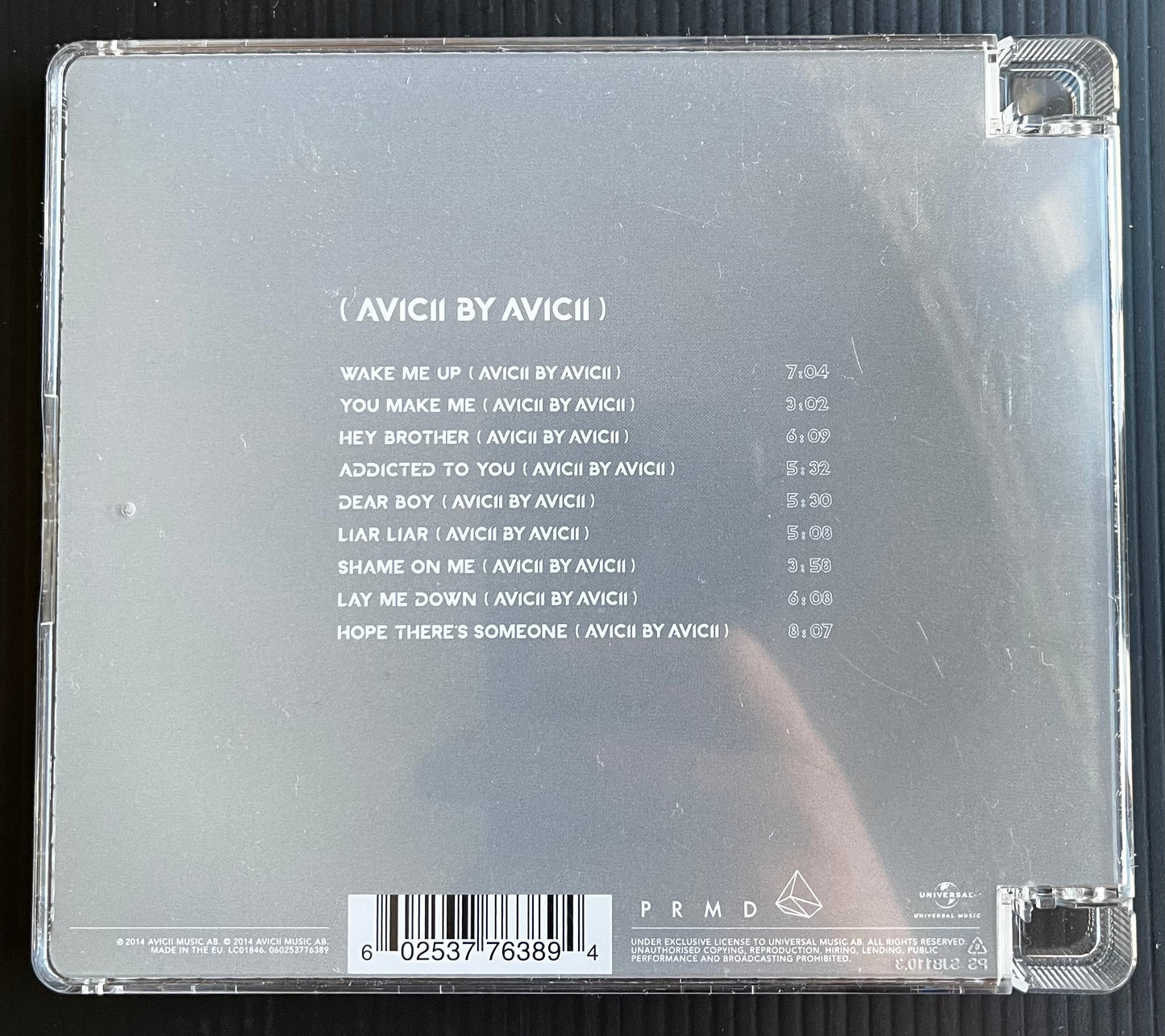 Avicii : TRUE (Avicii By Avicii) CD (2014) (B056) Used very good