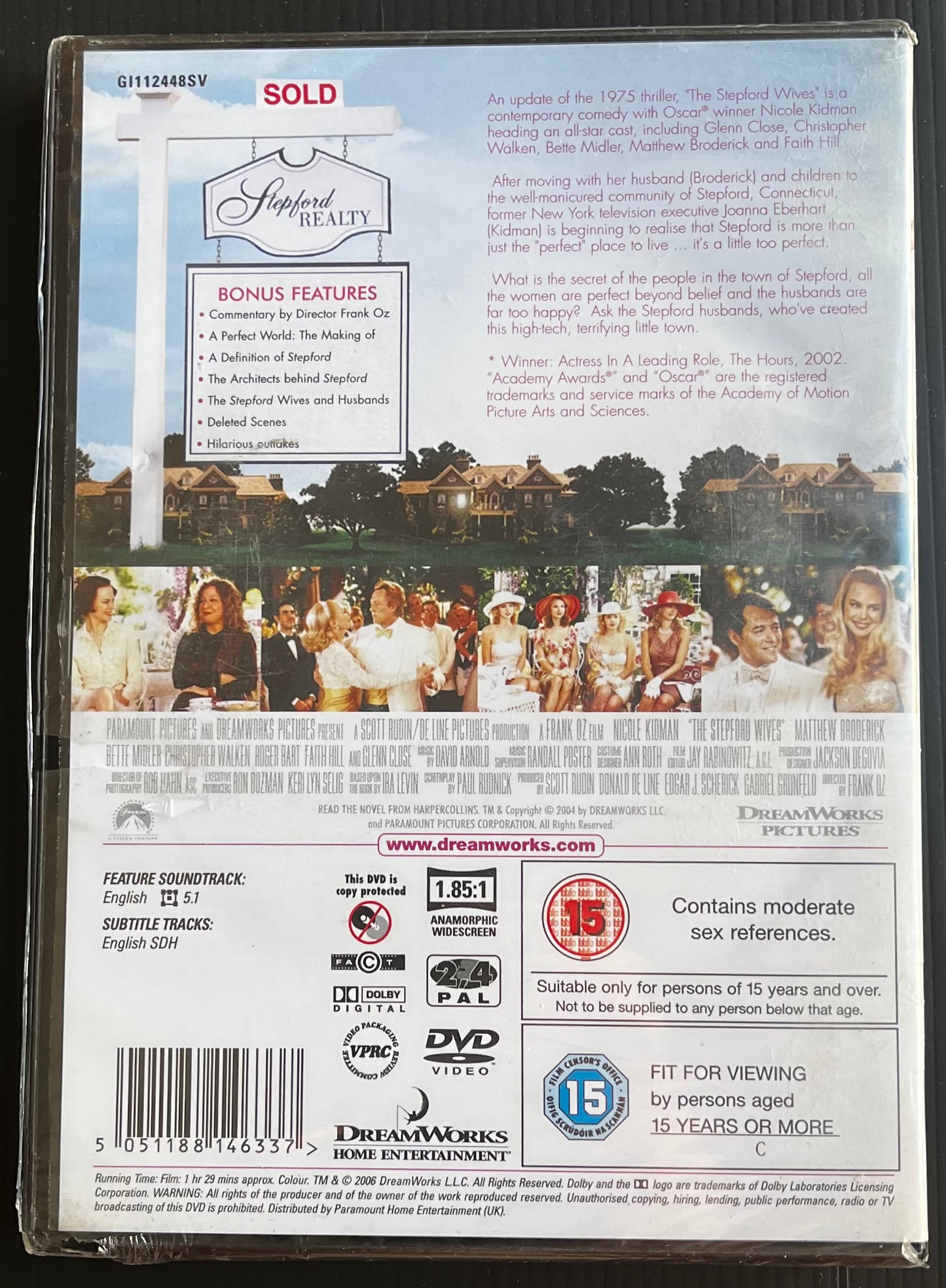 THE STEPFORD WIVES , DVD. WITH NICOLE KIDMAN , Brand New