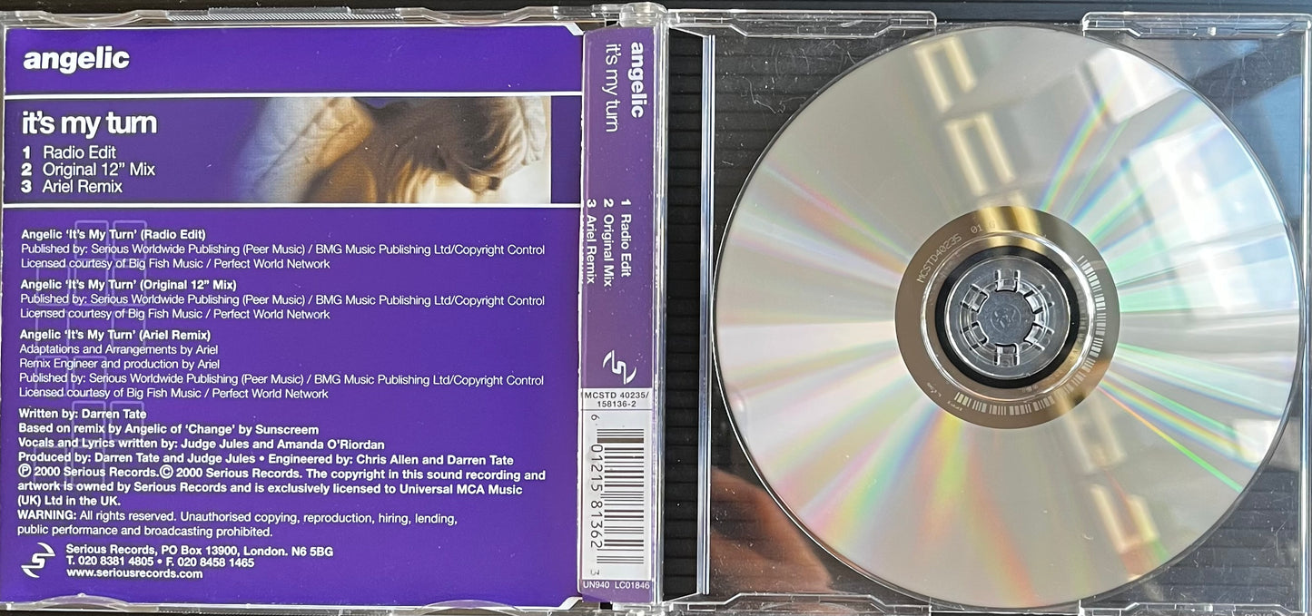 ANGELIC- IT'S MY TURN CD Used Very good