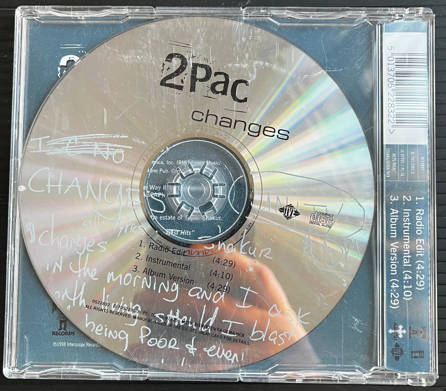 2PAC - Changes CD( 1998) Used very good