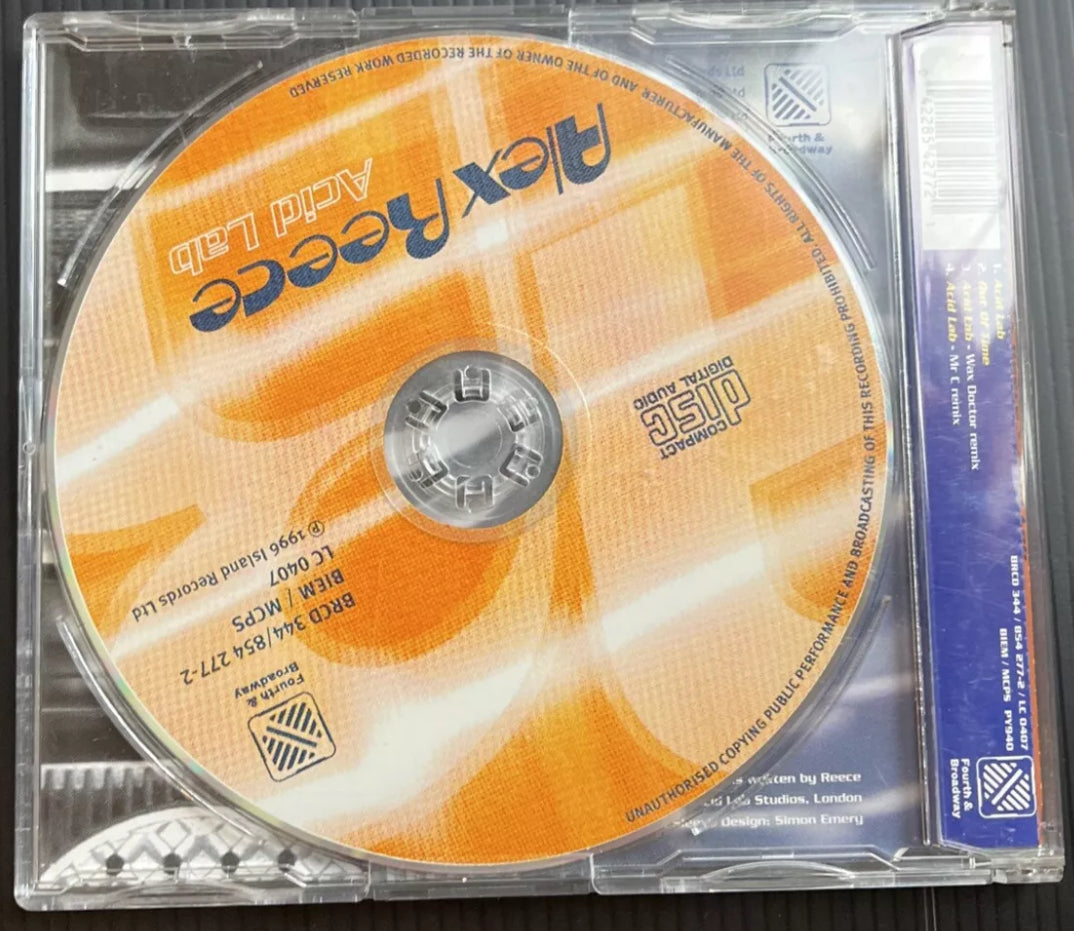 ALEX REECE ACID LAB (CD 1996) Used very good