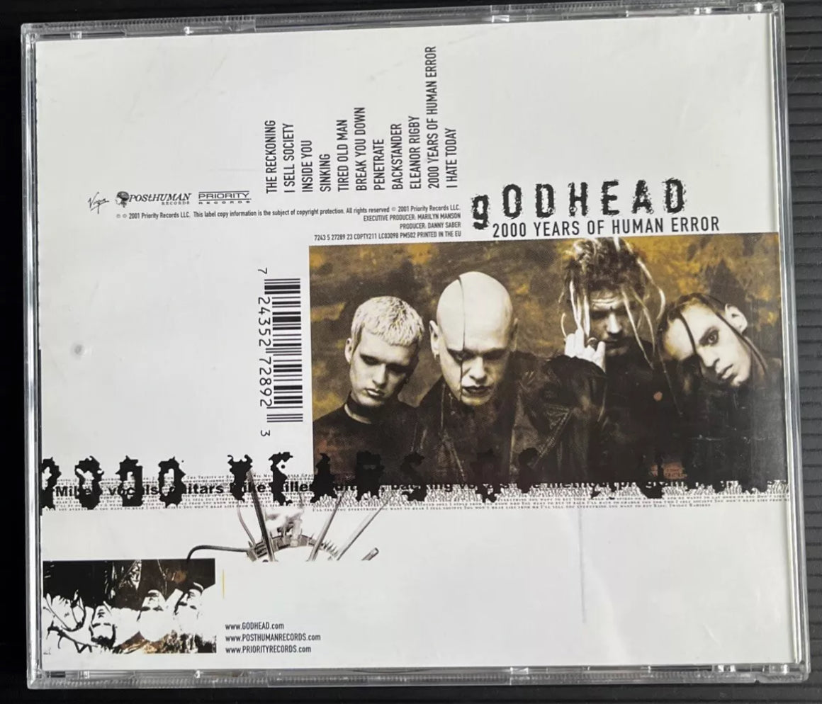 2000 Years of Human Error CD Used very good (A063)