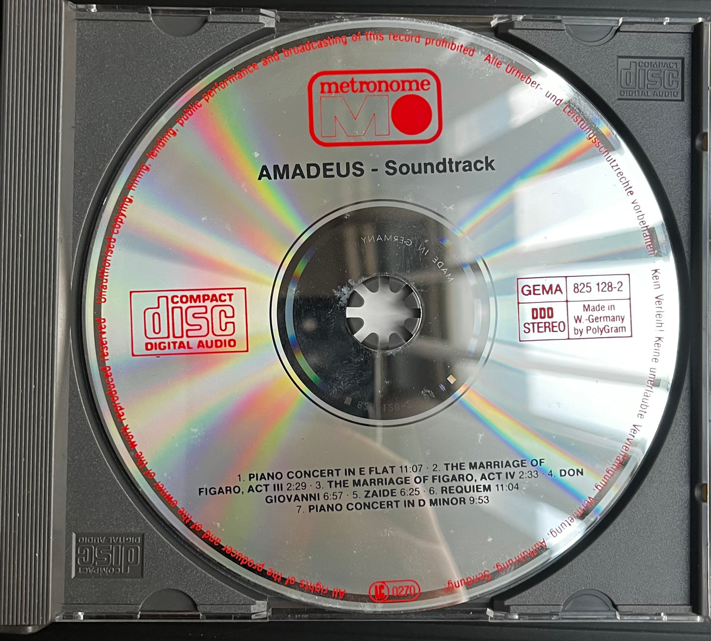 Amadeus: Original Soundtrack CD (1999)Used very good