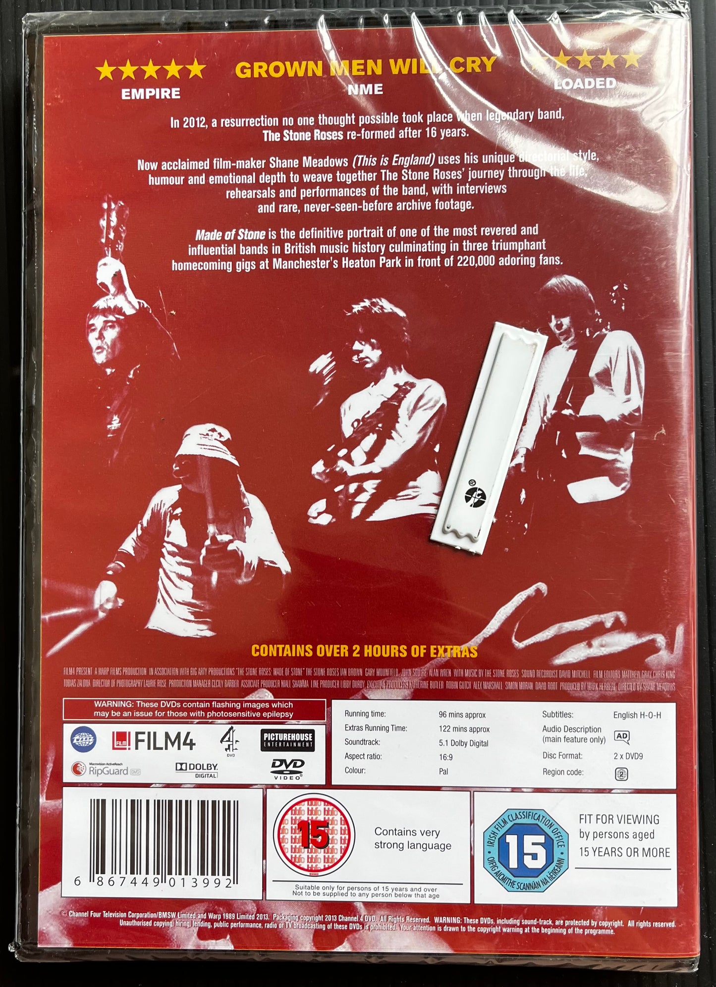 THE STONE ROSES - MADE OF STONE - DVD - 2013 Brand New