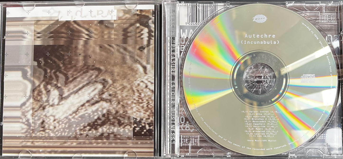 Autechre Incunabula warp CD 17 CD (2001)(B012) Used very good