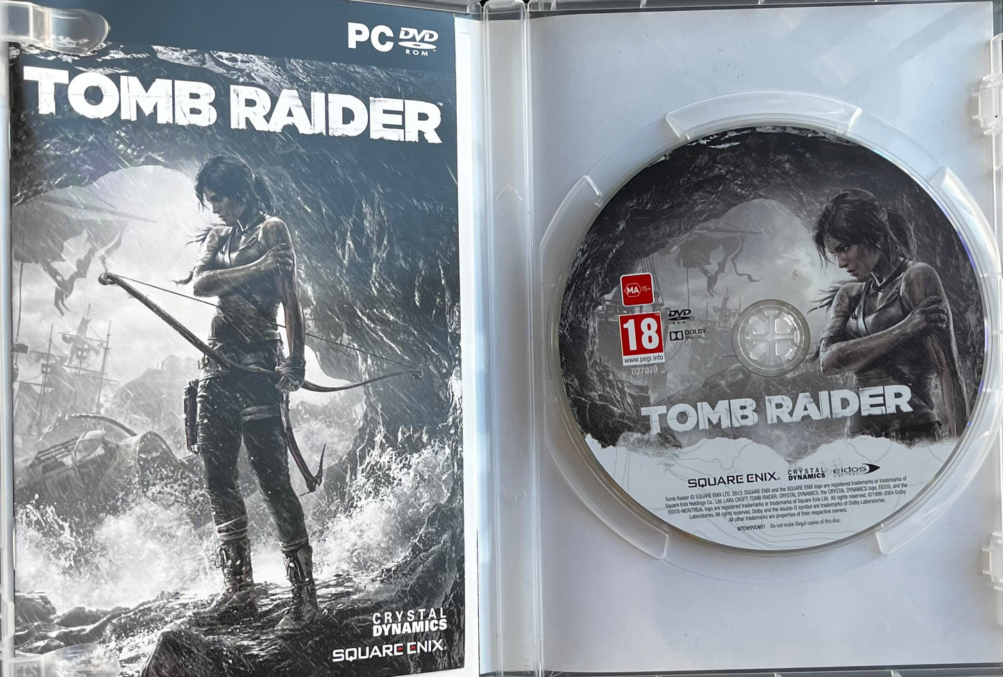 Tomb Raider 2013 PC DVD Used Very good