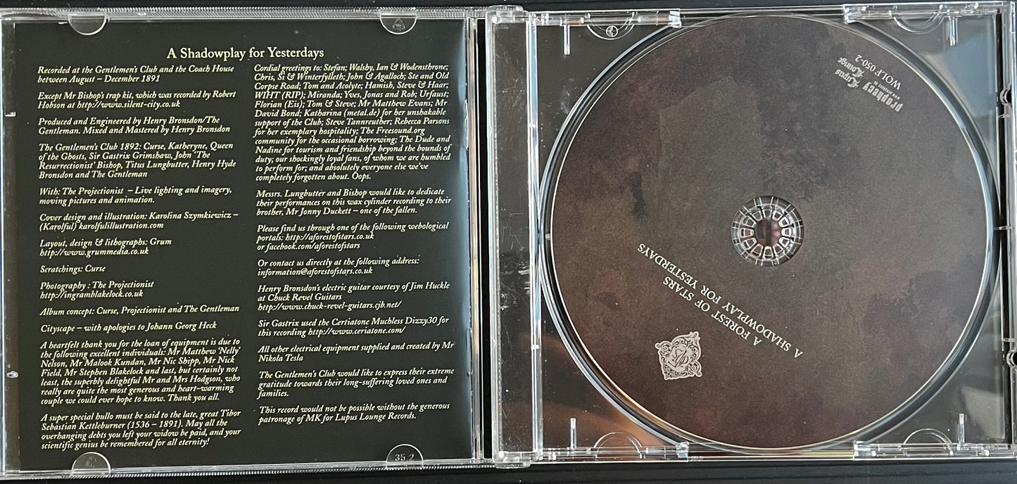 A Forest of Stars - A Shadowplay for Yesterdays (2012 CD) (B040) Used very good
