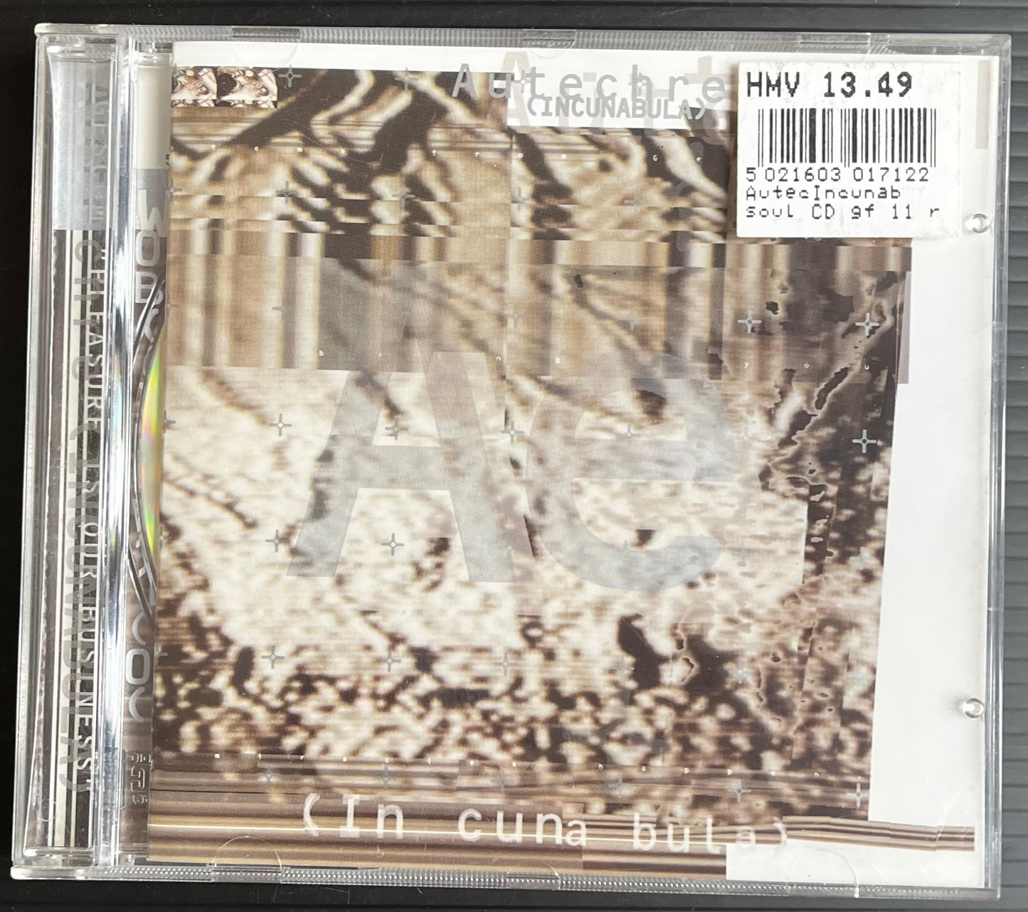 Autechre Incunabula warp CD 17 CD (2001)(B012) Used very good