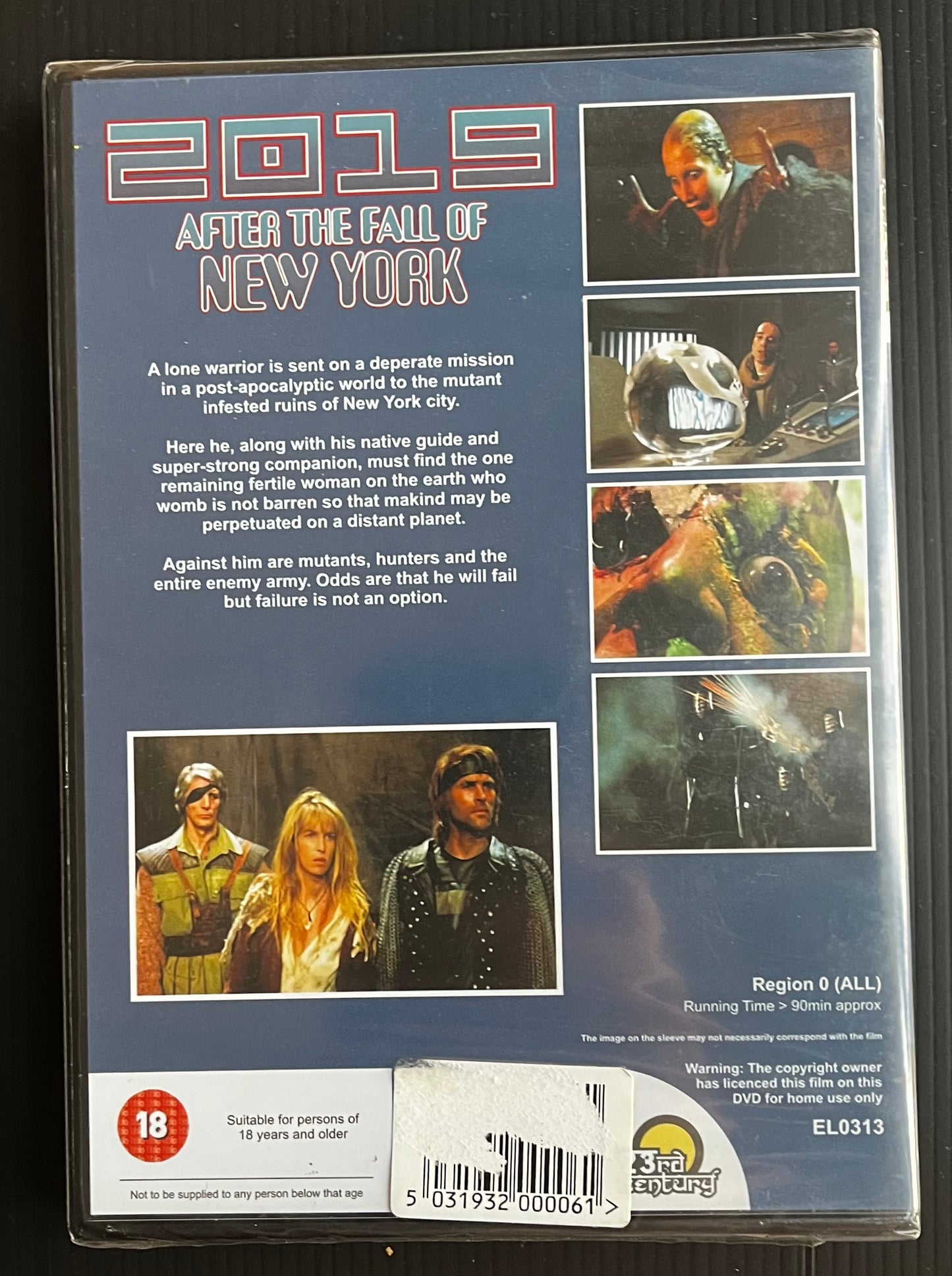 2019 : Après la chute de New York (DVD, 1983)Tout nouveau