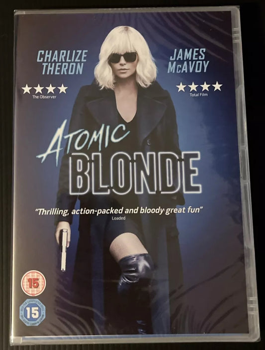 Atomic Blonde (DVD, 2017) Charlize Theron, James McAvoy - Brand New (R44)