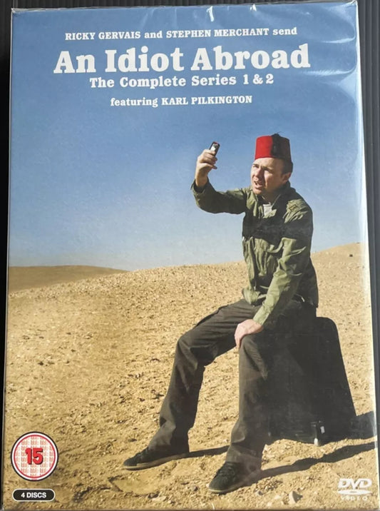 An Idiot Abroad - Series 1 And 2 - Complete (DVD, 2011) (R42) Brand New