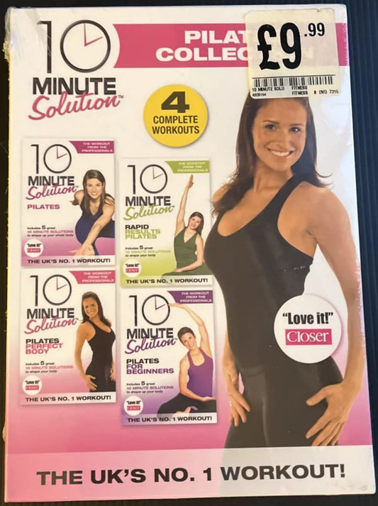 10 Minute Solution - The Pilates Collection DVD (2012) Brand New (R32)