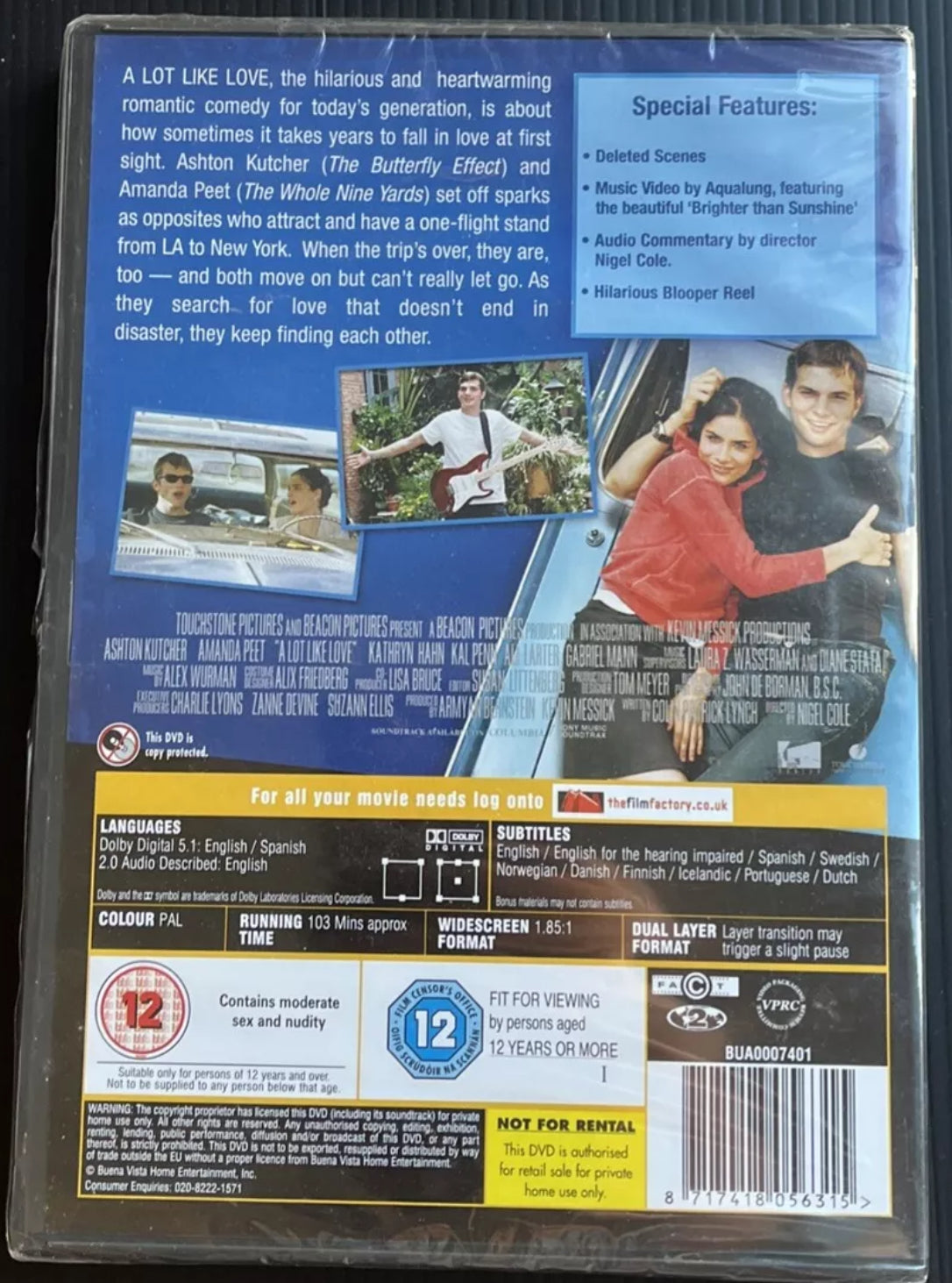 A Lot Like Love (DVD)  Brand New (60)